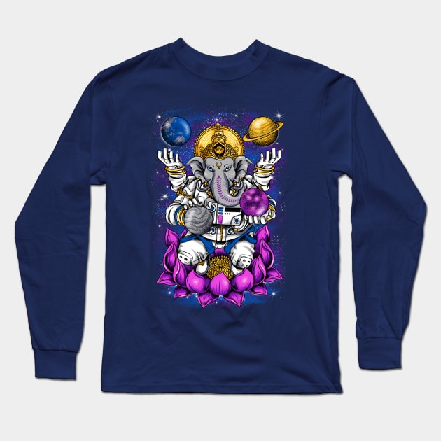 lord ganesha Long Sleeve T-Shirt by spoilerinc